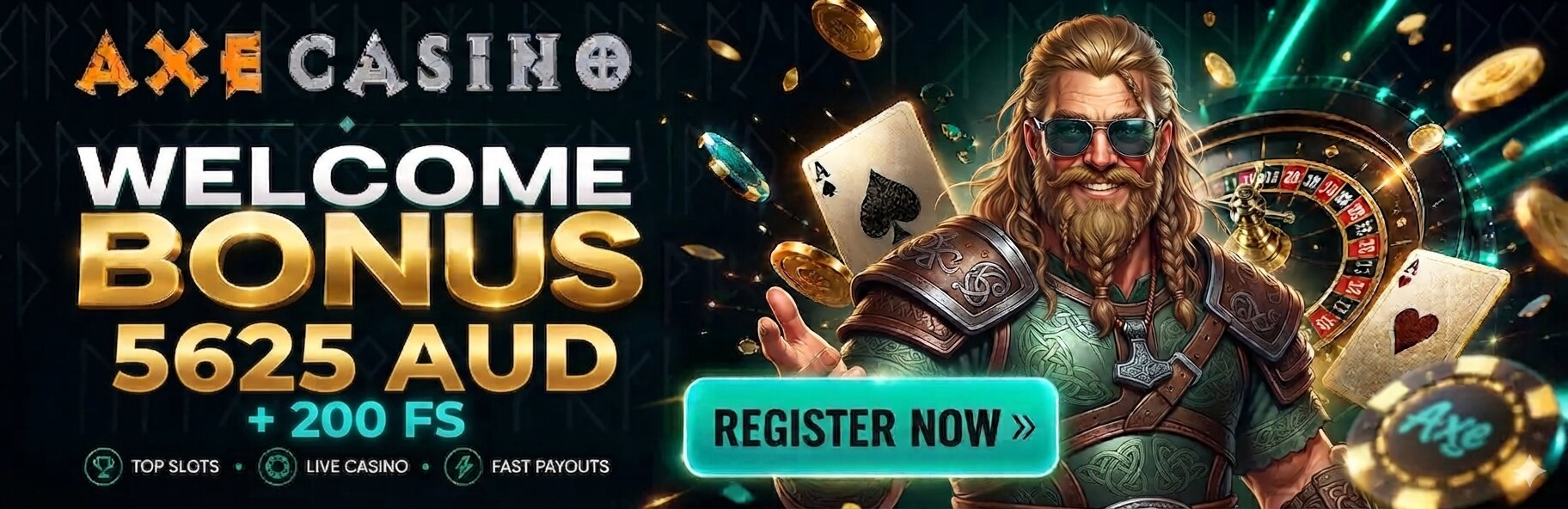Axe Casino Banner